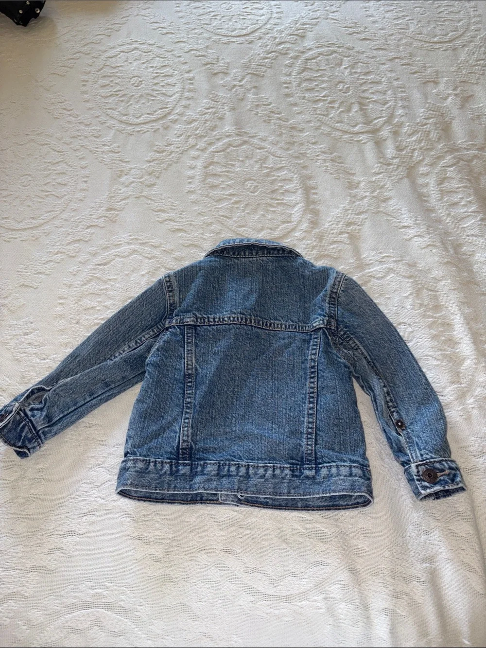 OshKosh B'gosh Light Blue Girls Denim Jacket Gently Loved 18m